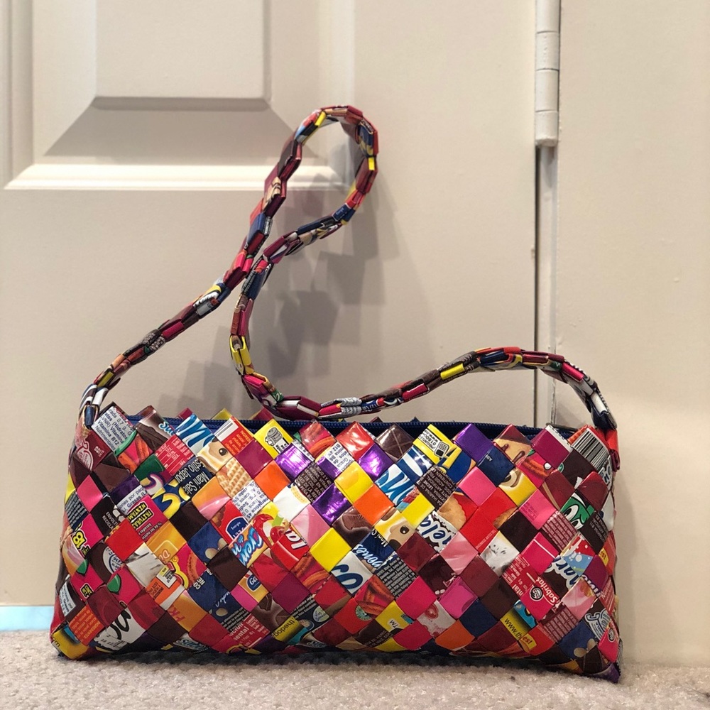 Handmade wrapper purse
